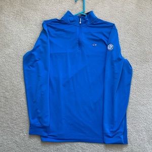 Vineyard Vines Zip Up Golf Performance Pullover